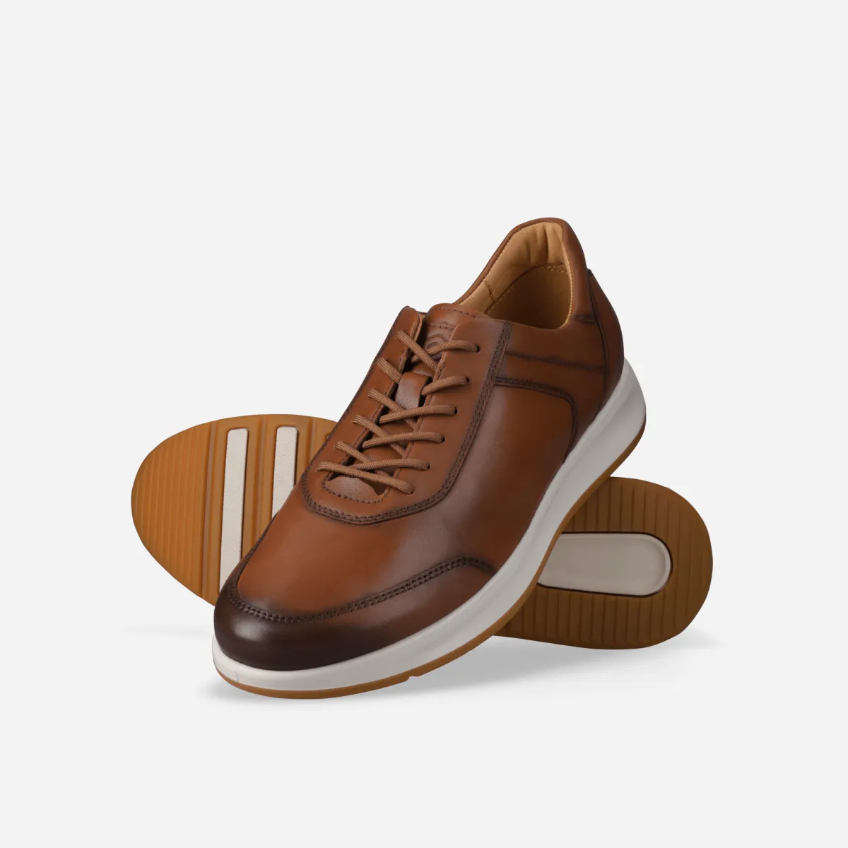 Jekyll Hide Clifton Sneakers Pelle uomo bianco suola