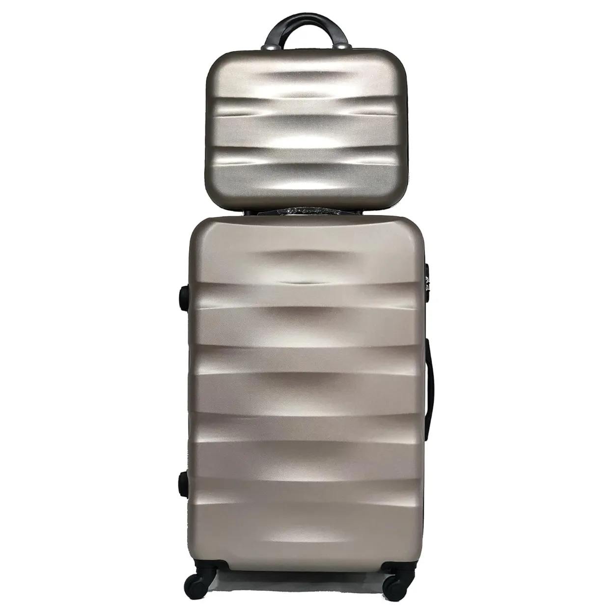 CELIMS AeroWave XL valigia stiva 75 cm Nera ABS + vanity