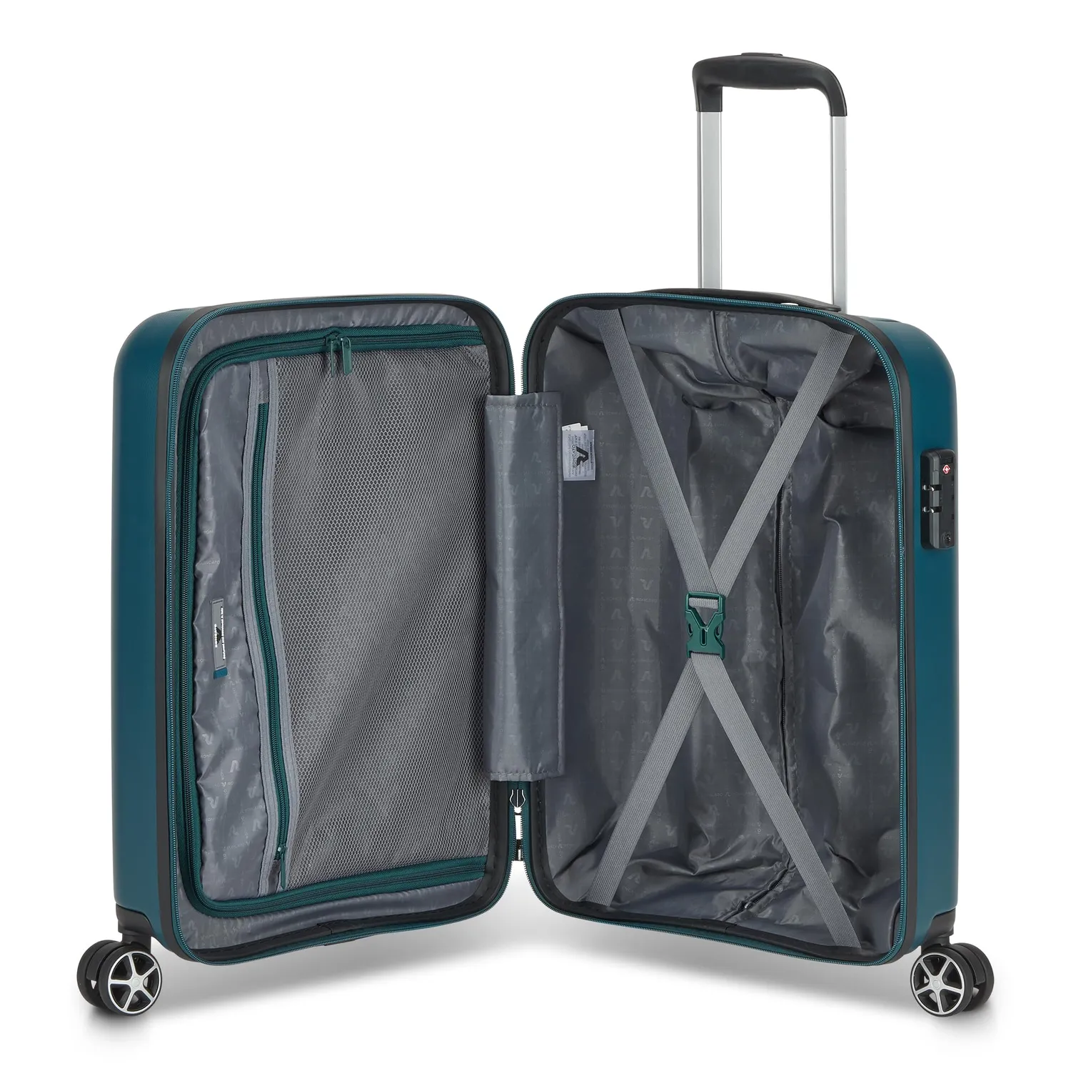 Roncato Electron 2.0 Trolley Mano 55x40x20 Verde Bottiglia
