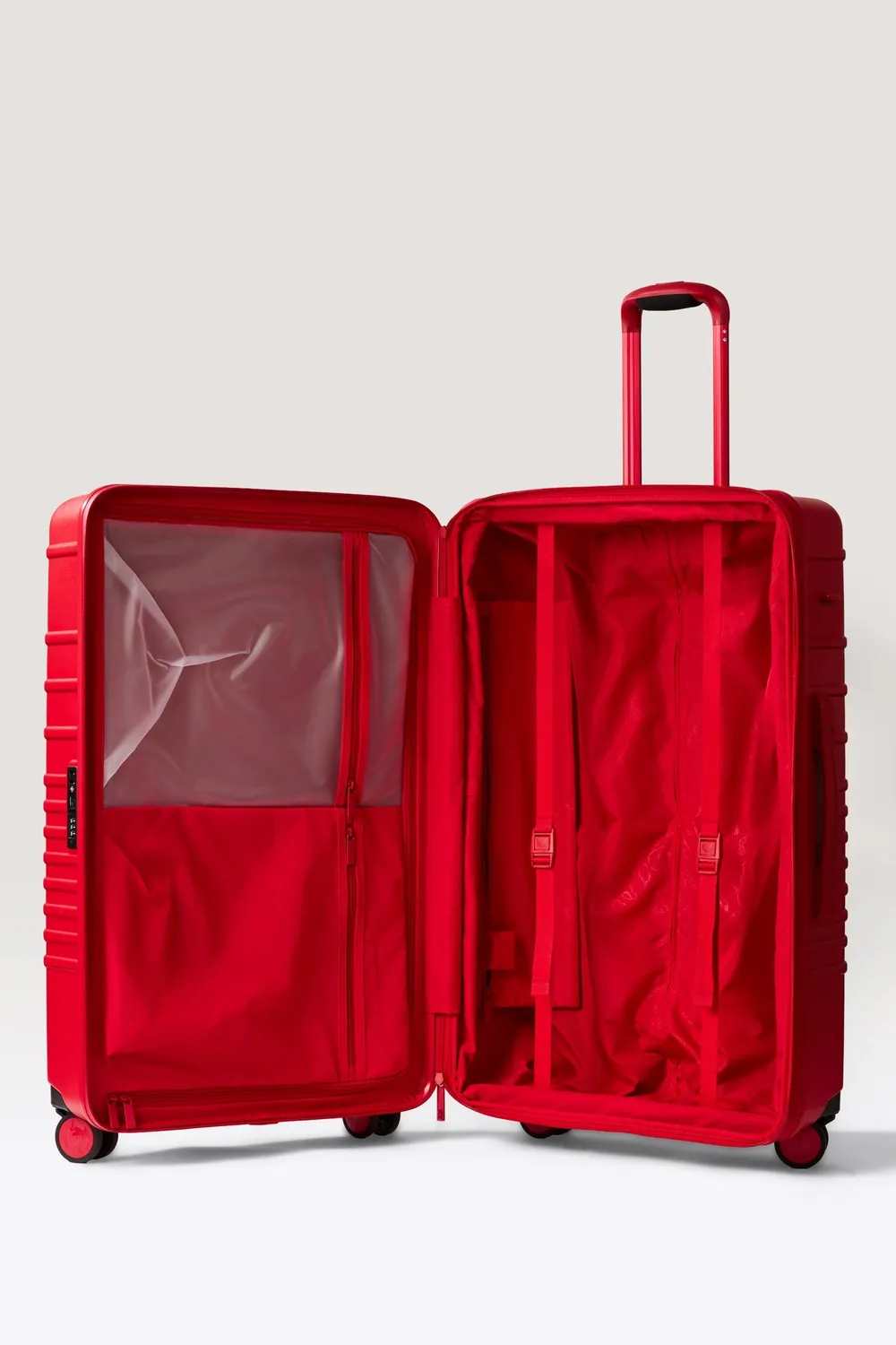 Beis Disney Large Check-In Roller valigia Mickey rosso
