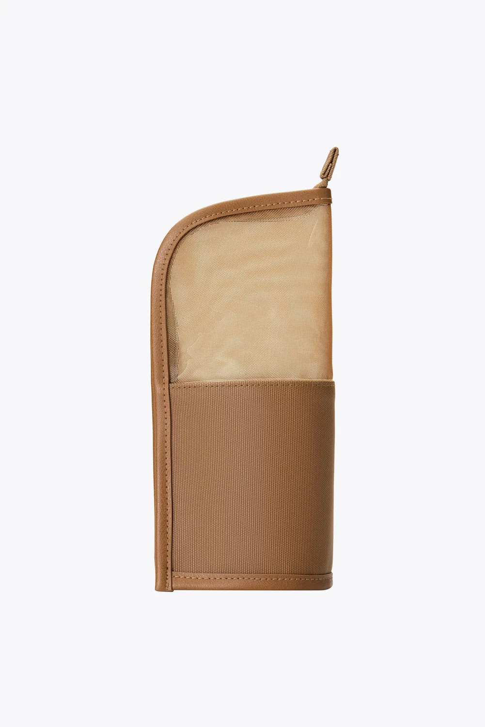 Beis Makeup Brush Pouch pochette pennelli camel verticale
