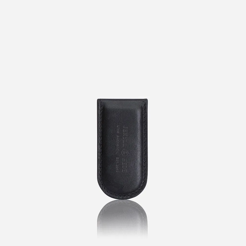 Jekyll & Hide Money Clip fermasoldi pelle Camo Black RFID