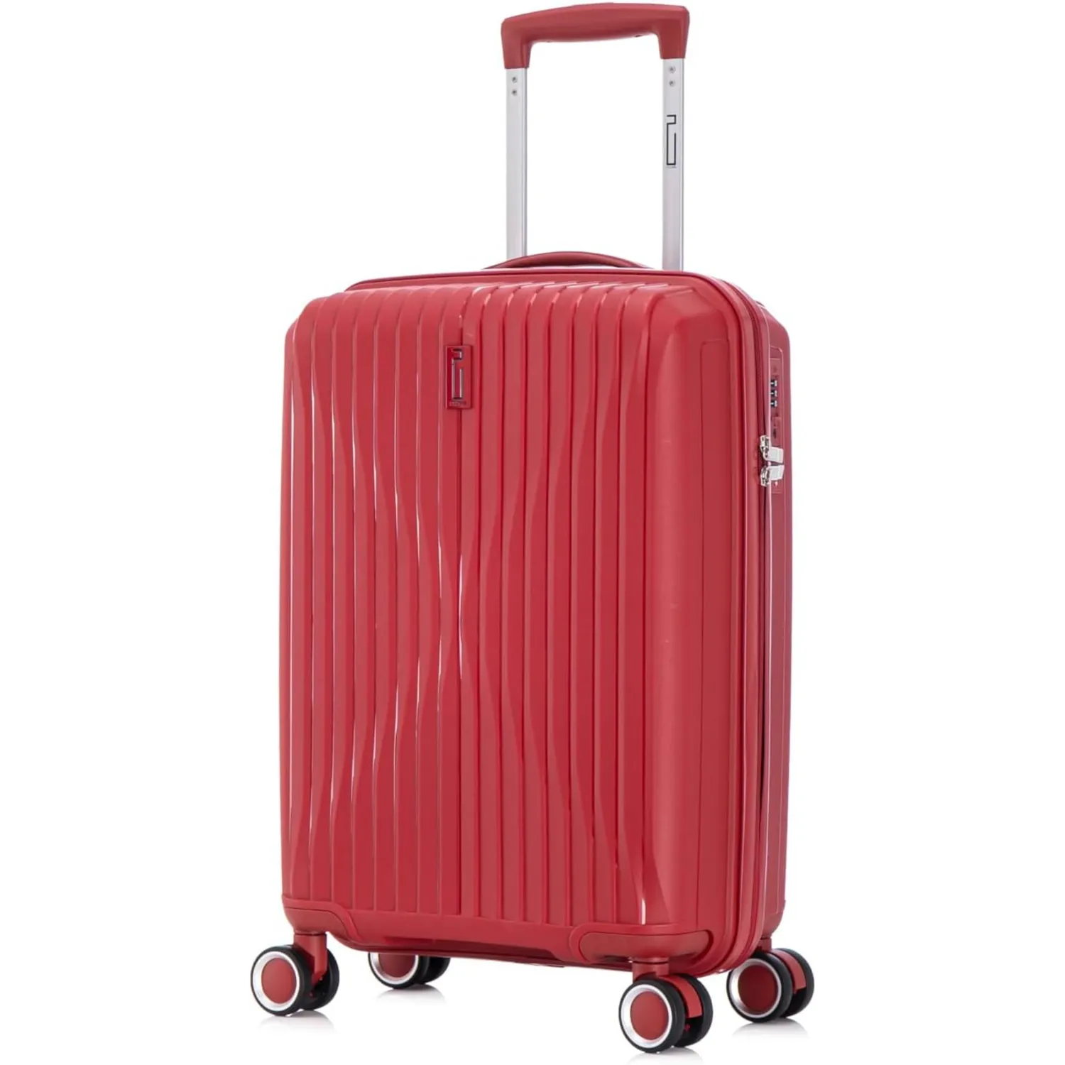 CELIMS SkyCruiser set 3 valigie rosso polipropilene
