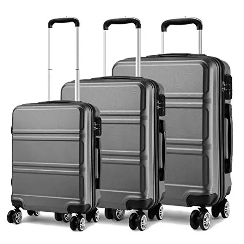 Kono 20 24 28 Set Valigie Rigide Grigio ABS