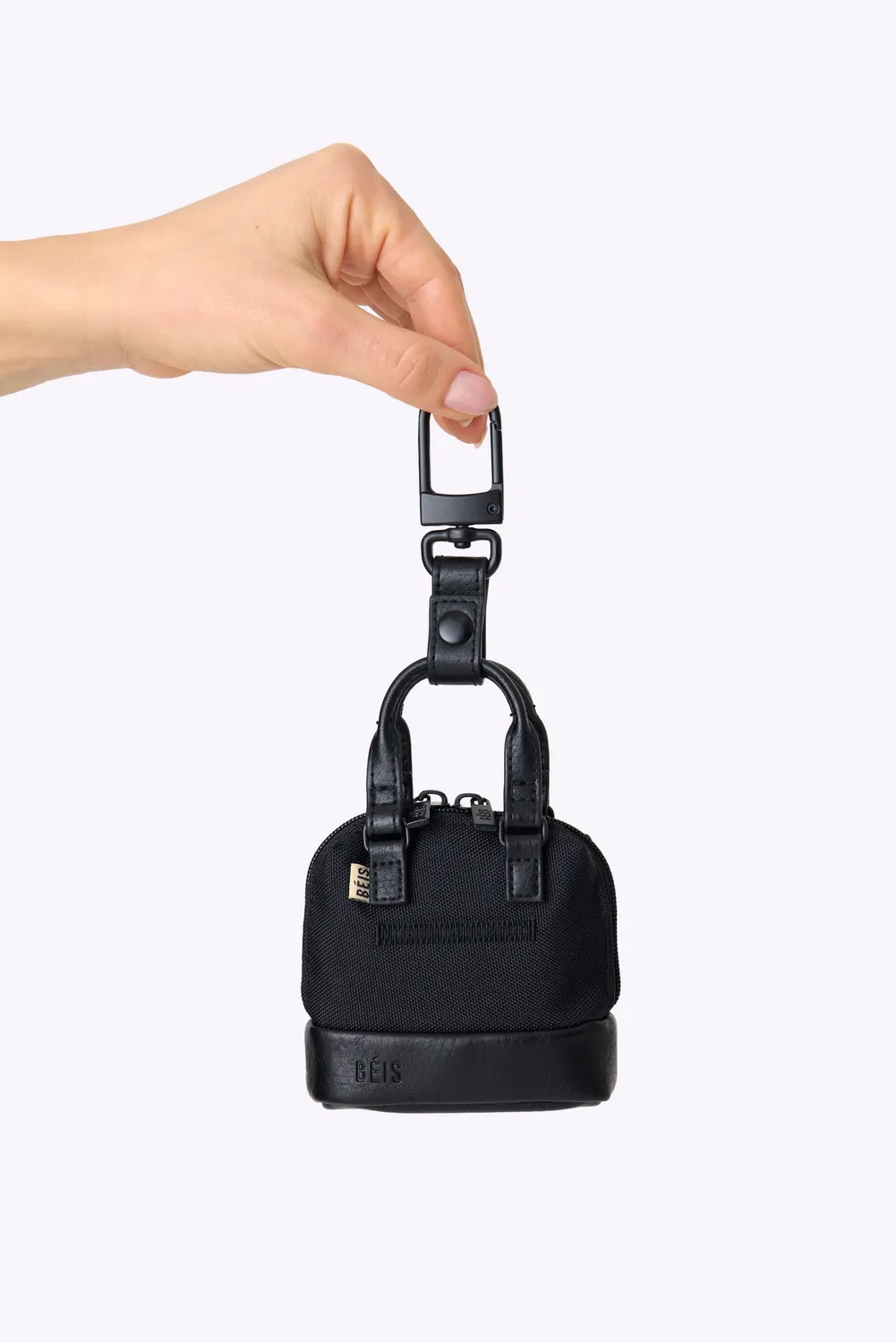 Beis Micro Weekender Charm borsone nero