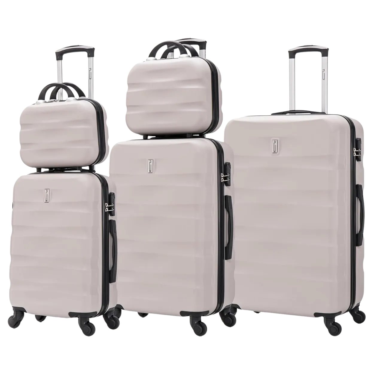 CELIMS AeroWave Set 5 Pezzi Valigie 55+65+75 cm +Beauty