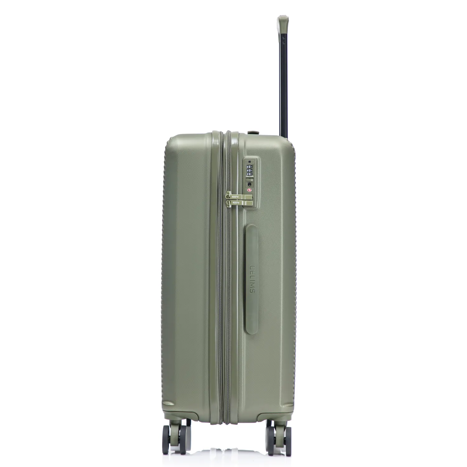 CELIMS Weekend S valigia cabina rigida verde oliva 55 cm