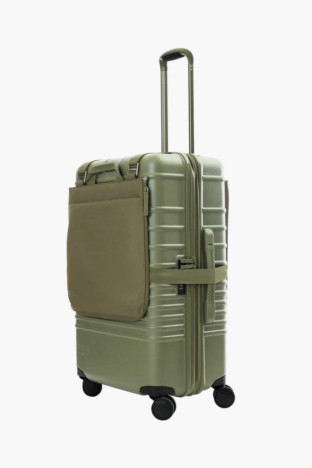 Beis Luggage Vest gilet bagaglio oliva 3 in 1 tote