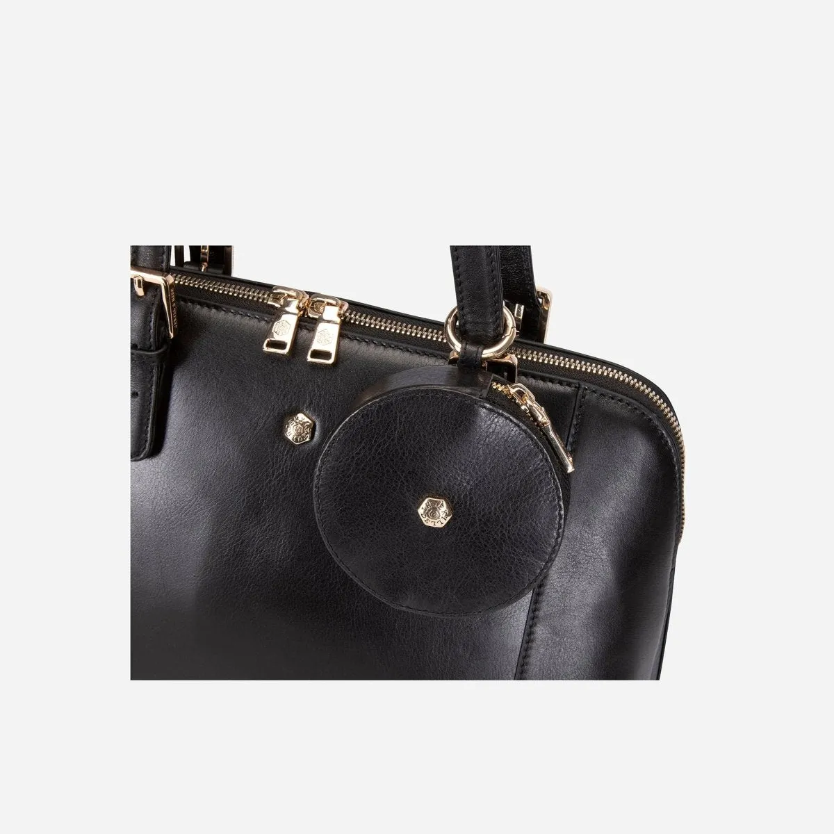 Jekyll & Hide Zulu portamonete pelle nero RFID