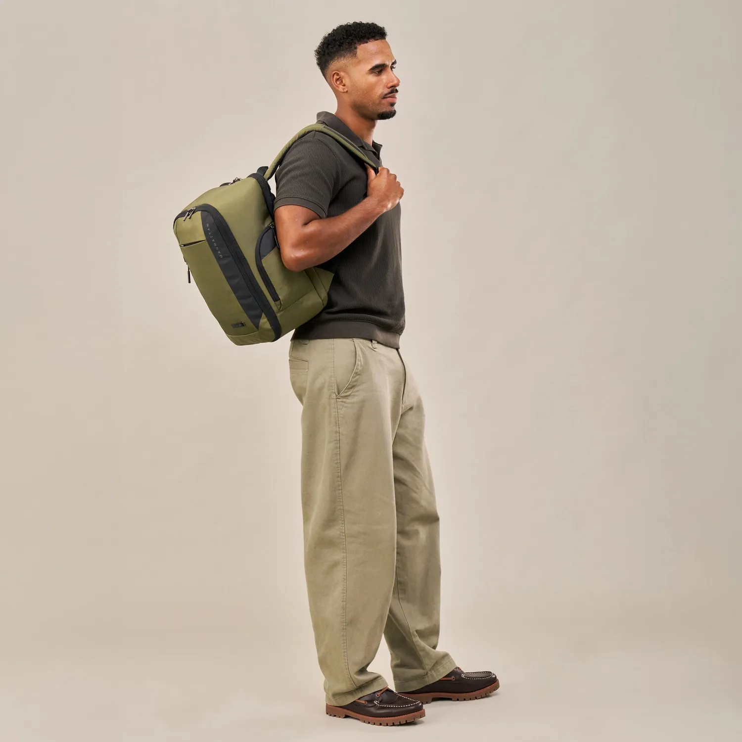Cabin Max Manhattan Pro 24L zaino cabina 40x30x20 verde laptop