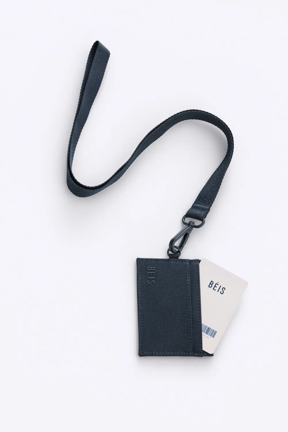 Beis ID Porta Carte Tracolla Navy Porta Badge Viaggio