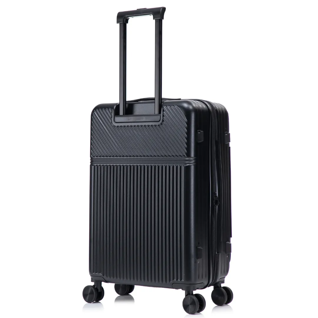 CELIMS Front Set 3 Valigie 75-65-56 Nero Espandibili