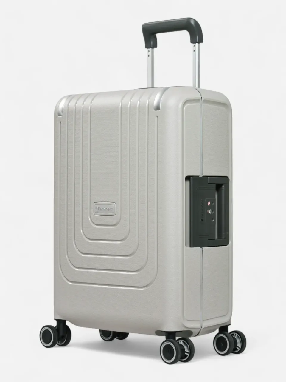 Eminent Vertica Cabina valigia grigio chiaro senza zip