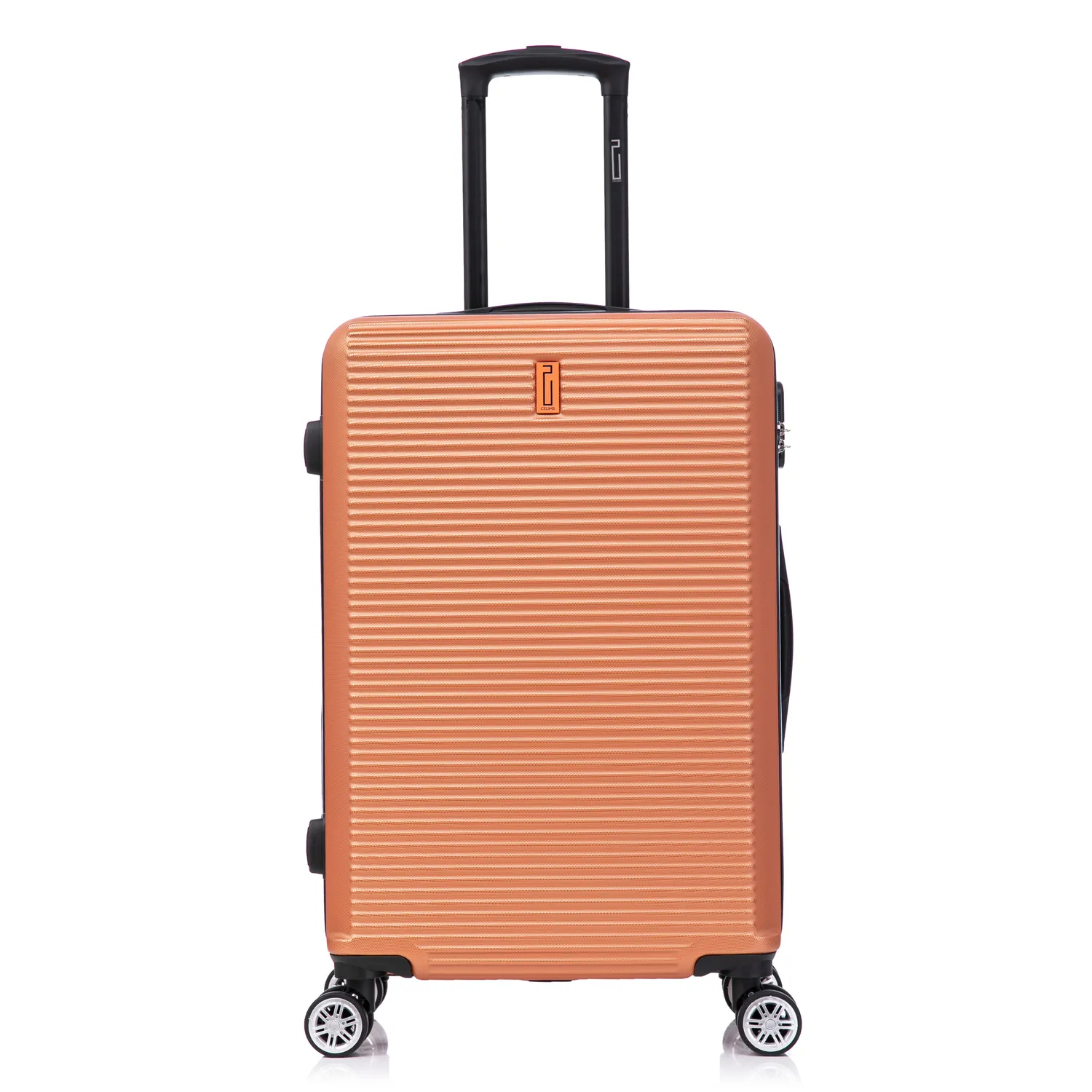 CELIMS Linea L Valigia Stiva 65 cm Corallo con Beauty ABS