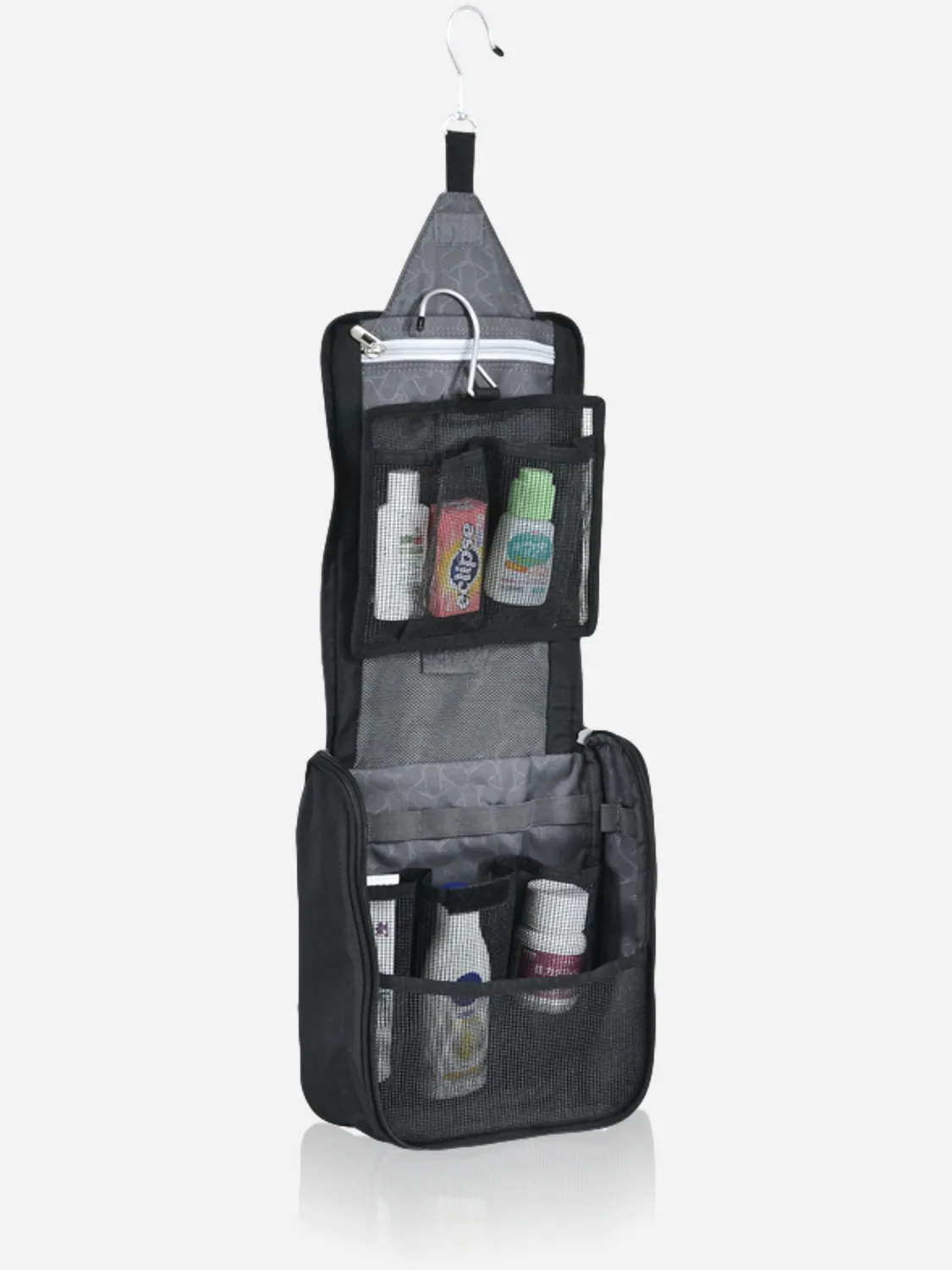 Eminent borsa toilette appendibile nylon con gancio