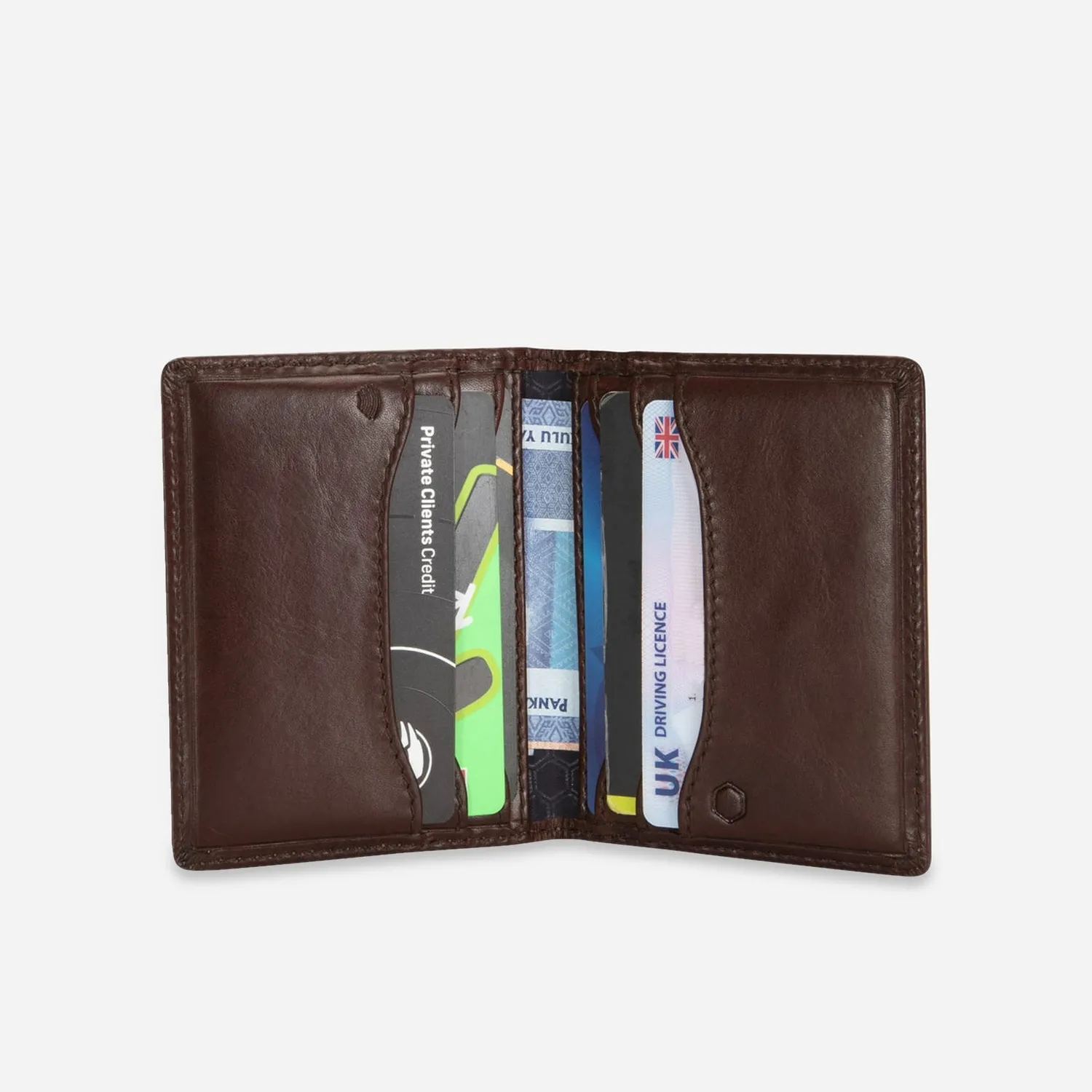 Jekyll & Hide Monaco portacarte pelle nero 5-8 carte