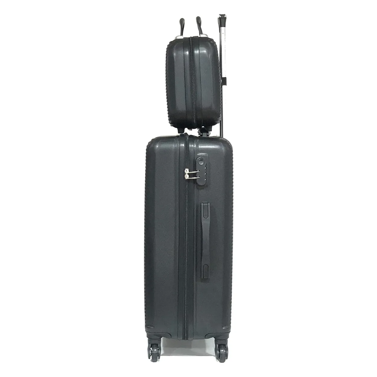 CELIMS Weekend Set 5 Pezzi Valigie ABS + Beauty nero