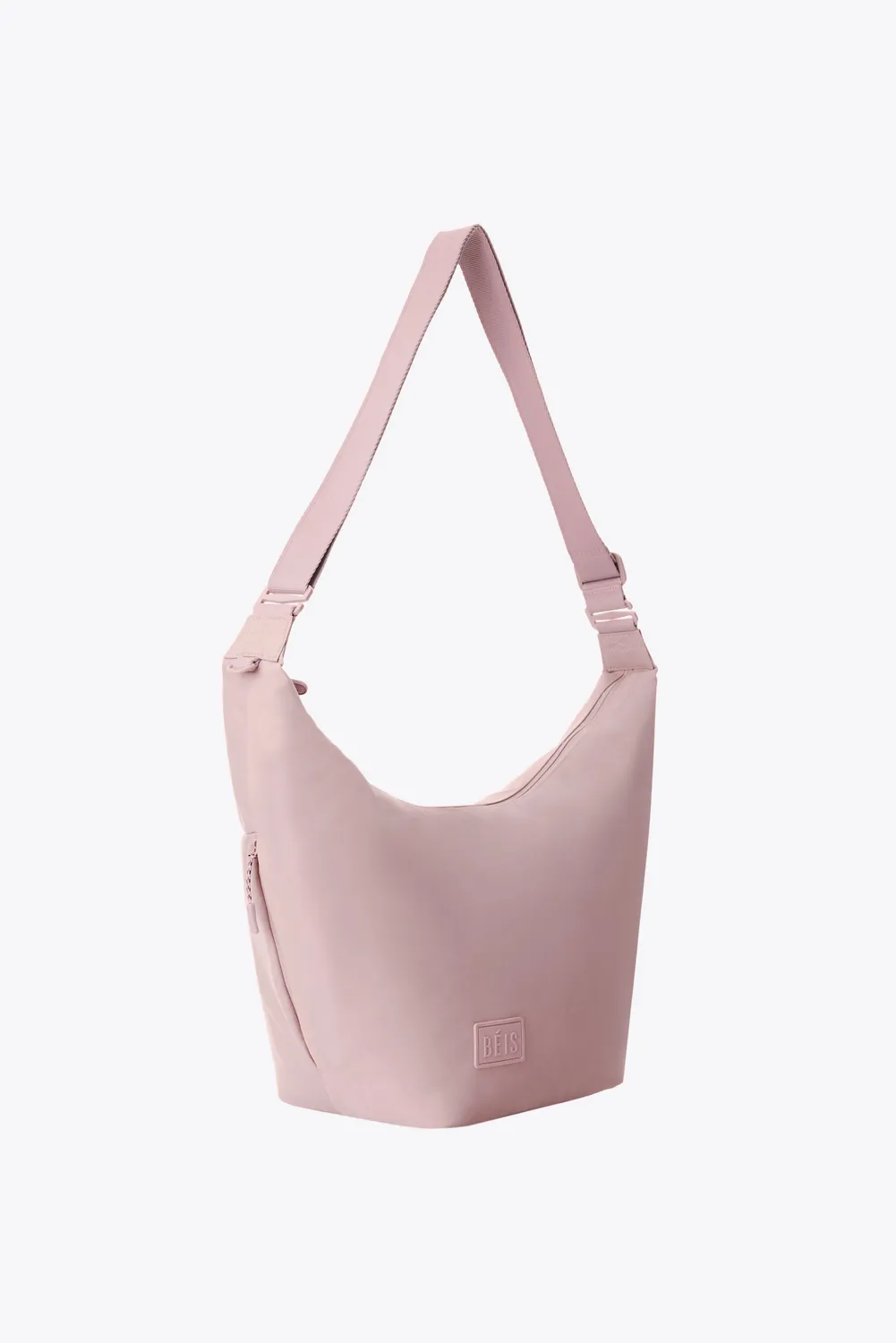 Beis Crescent Catchall borsa crossbody rosa cotone