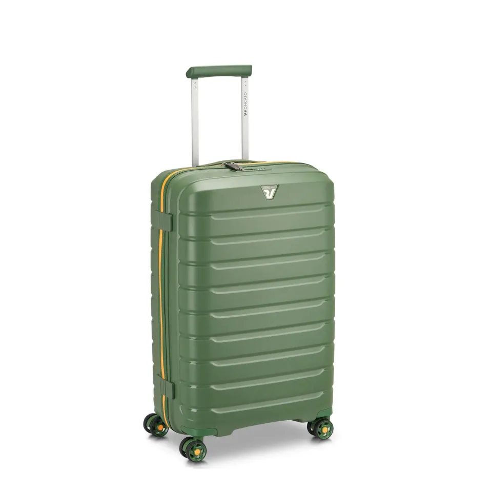 Roncato B-Flying Neon trolley medio 68cm verde militare