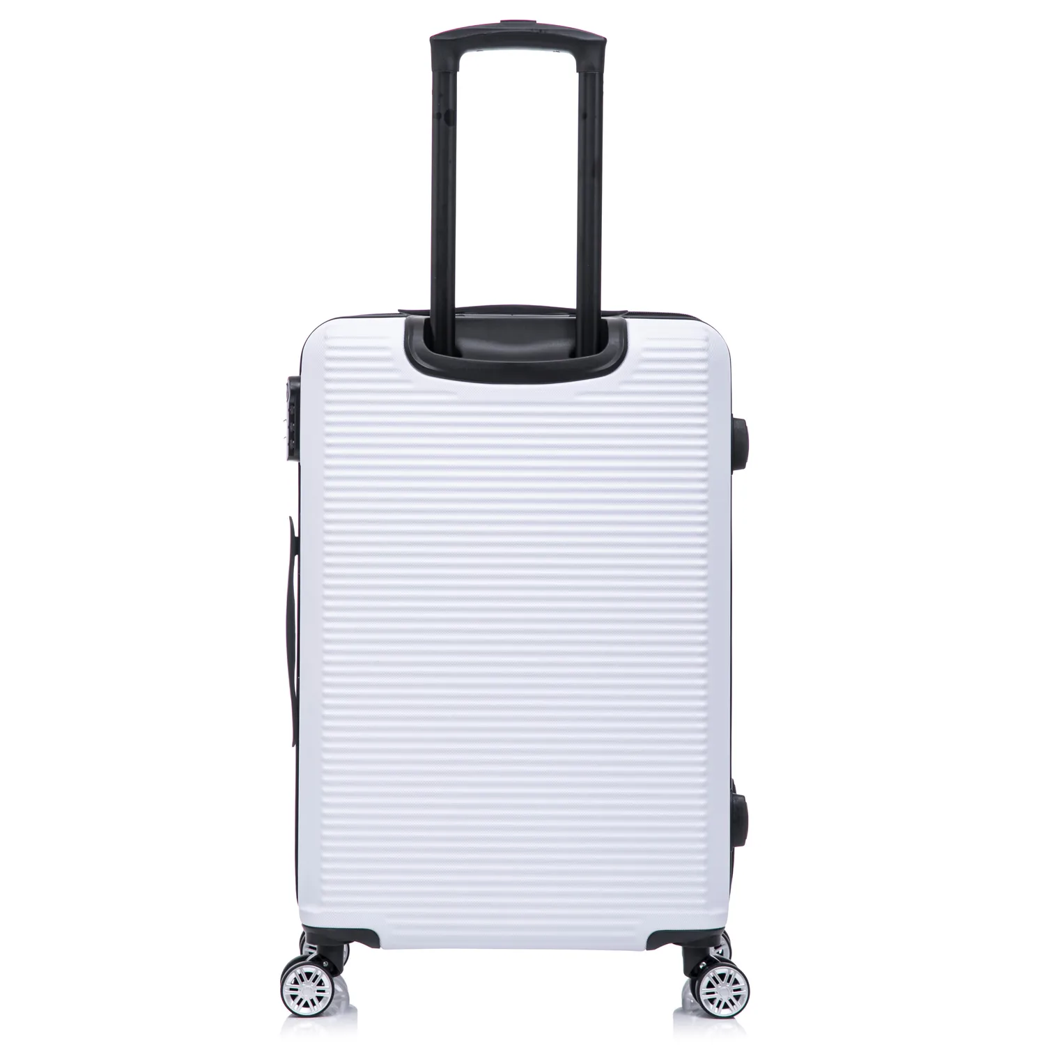 CELIMS L 65 cm valigia da stiva bianca rigida ABS
