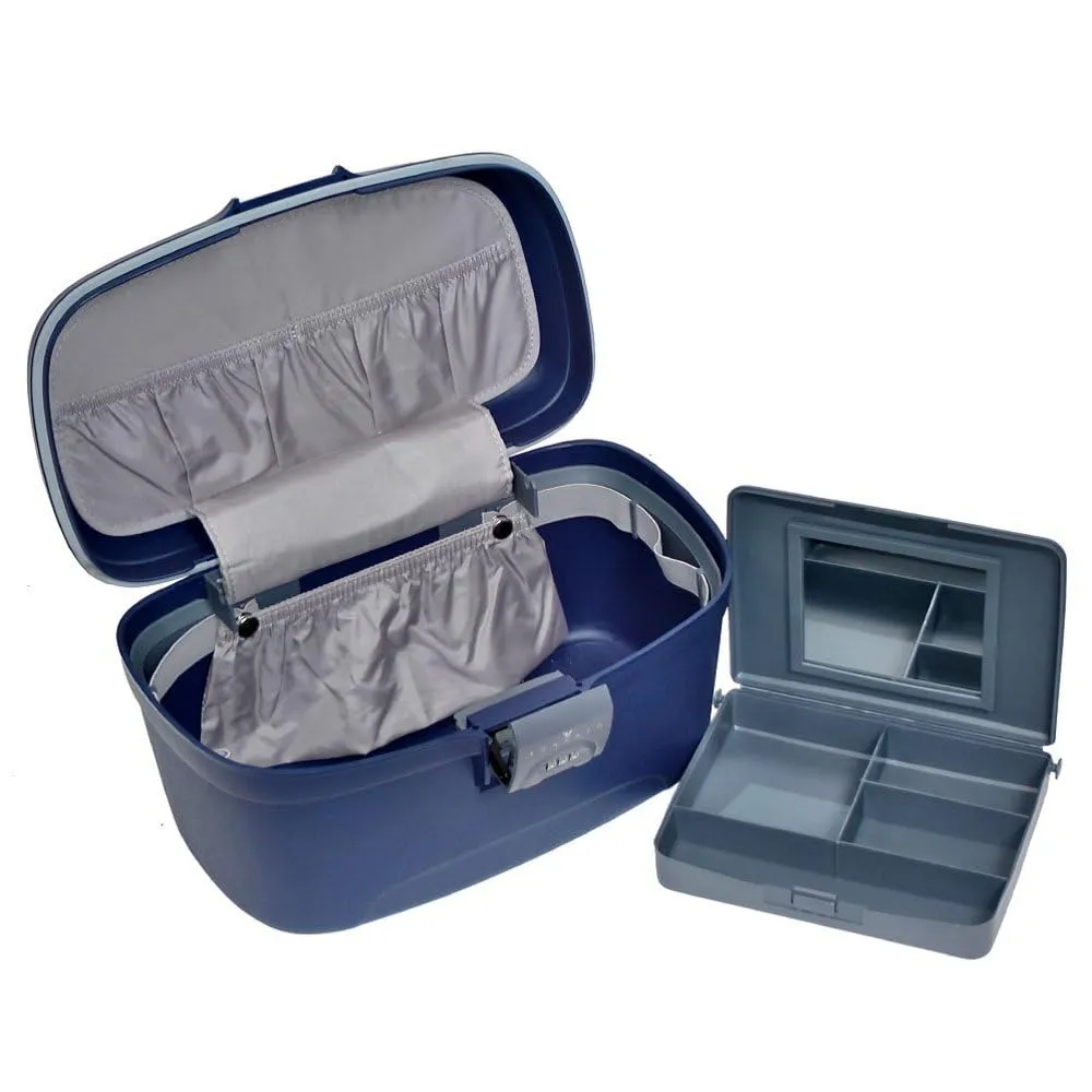 Roncato Light Beauty Case Rigido Blu Navy 13L