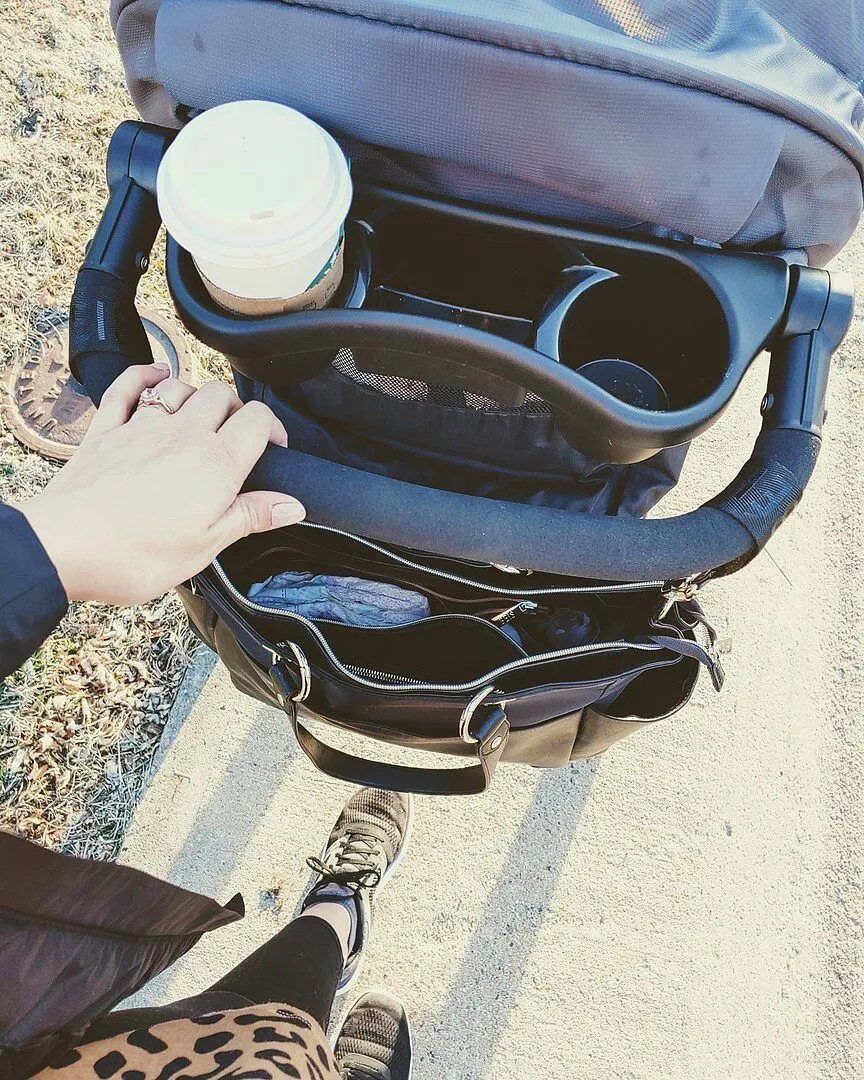 Beis Diaper Bag borsa fasciatoio nera con accessori