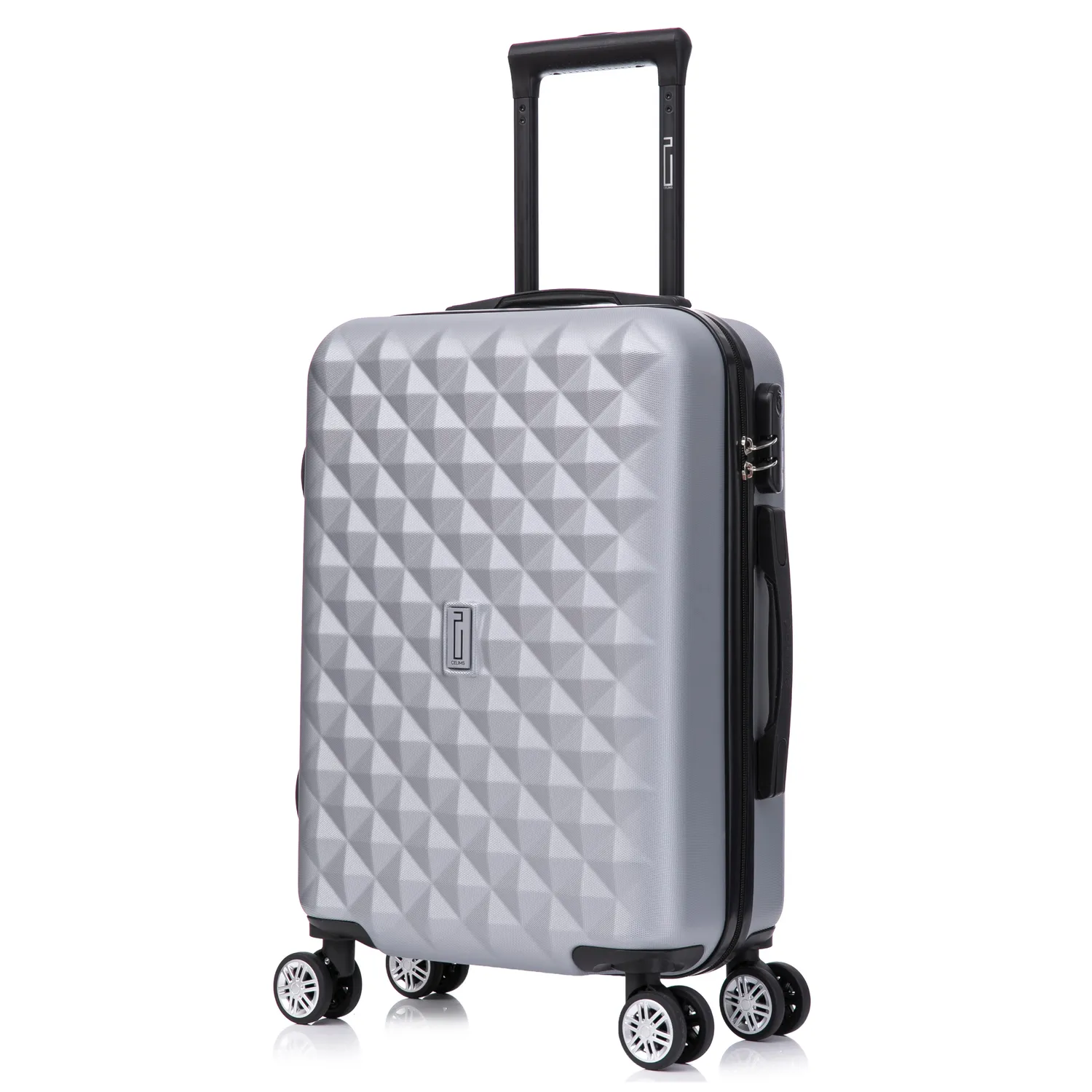 CELIMS Urban Trolley Cabina 55 cm ABS Oro Rosa Bagaglio Mano