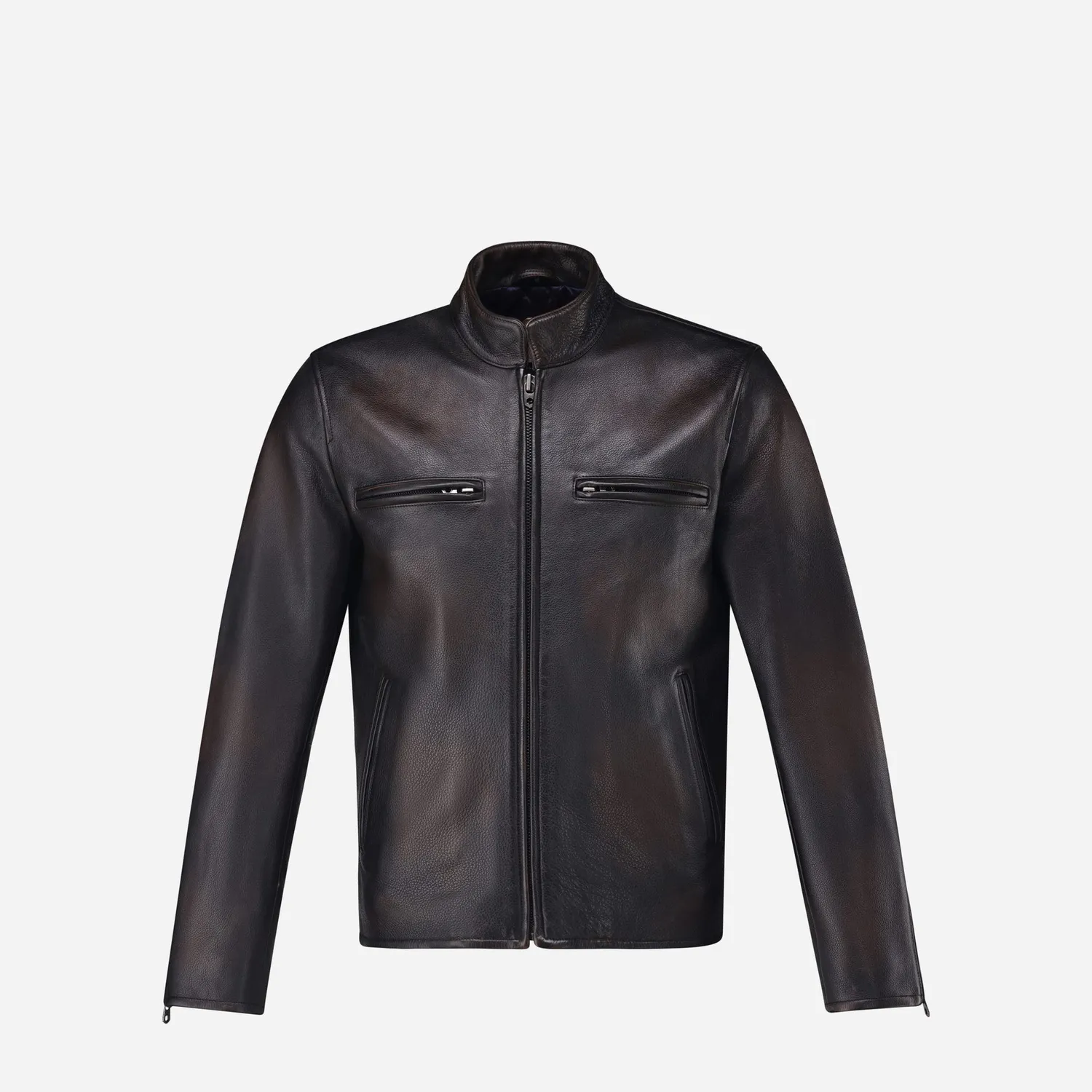 Jekyll & Hide Harley giacca pelle nera uomo