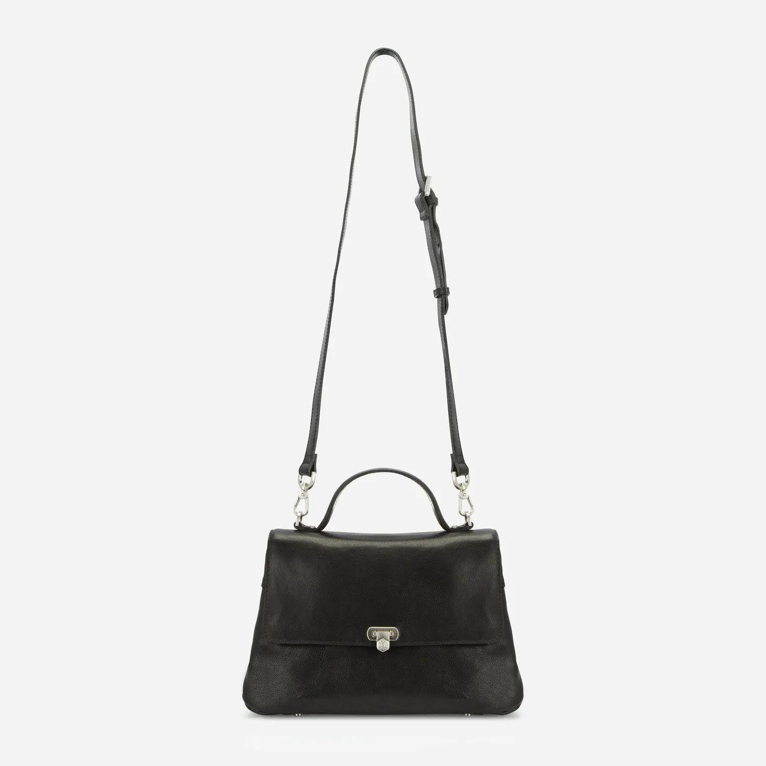 Jekyll & Hide Madrid Top-Handle borsa mano nera pelle