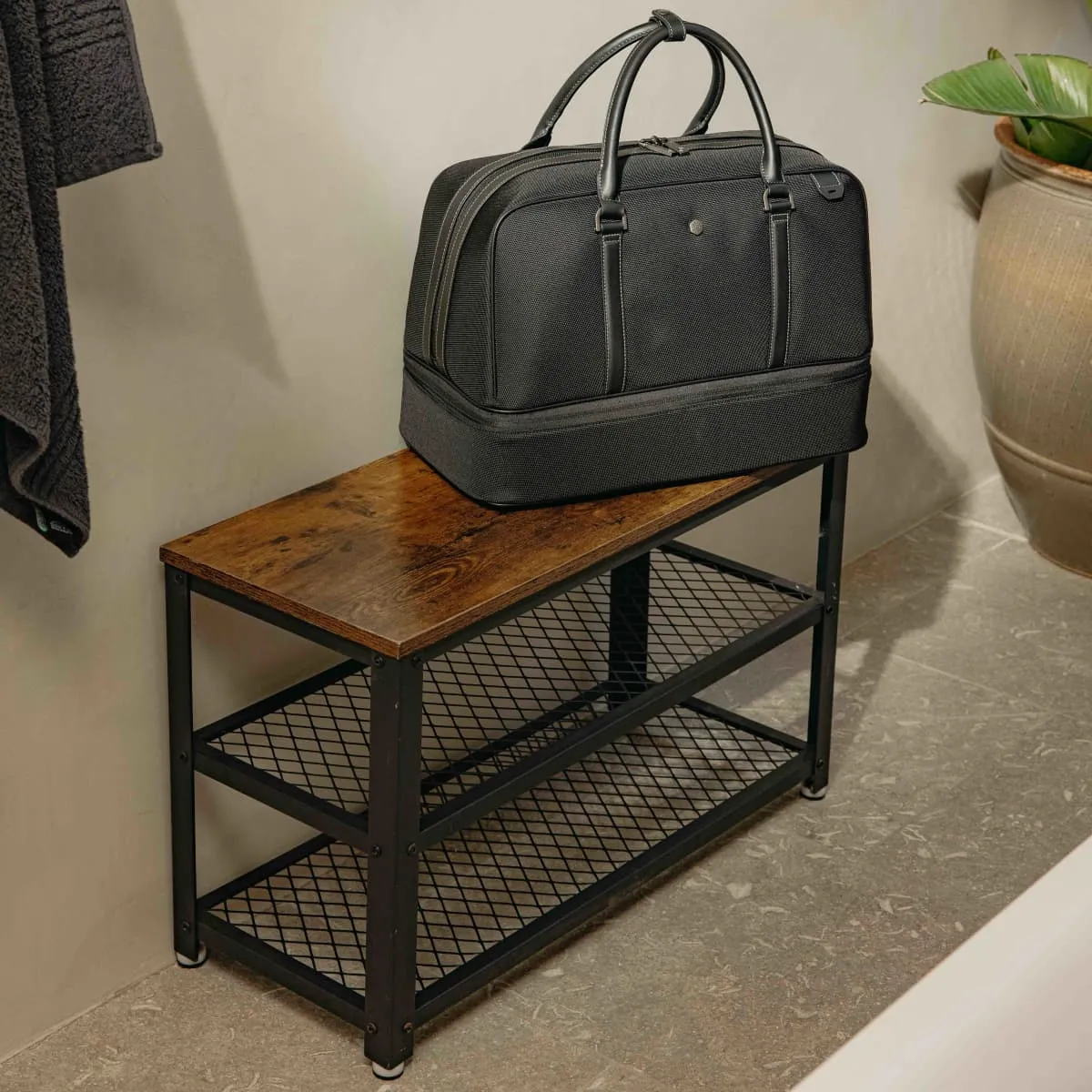 Jekyll & Hide Tokyo Golf Duffle borsone nero RFID