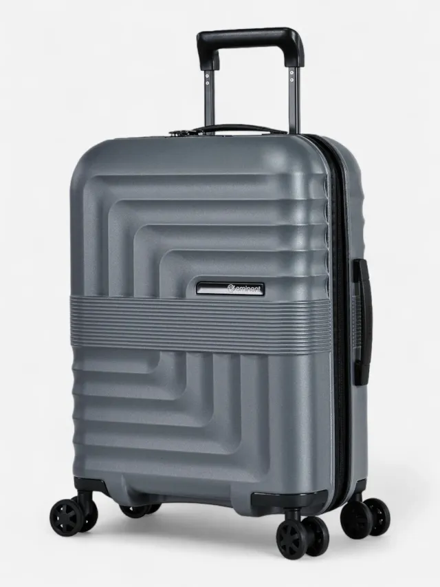 Eminent Dandelion Cabina trolley rigido grigio leggero