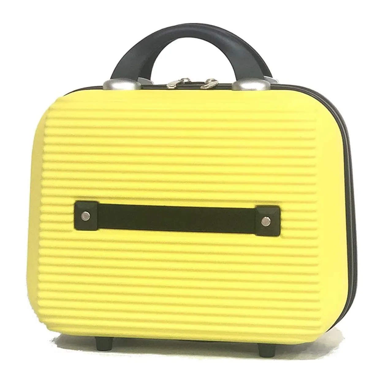 CELIMS Set 5 pezzi ABS valigie + beauty giallo famiglia
