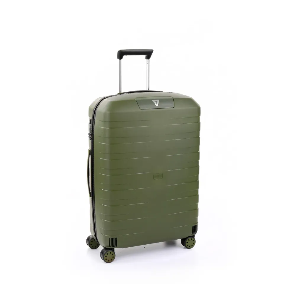 Roncato Box 4.0 Trolley Medio 69 cm Verde Militare Espandibile