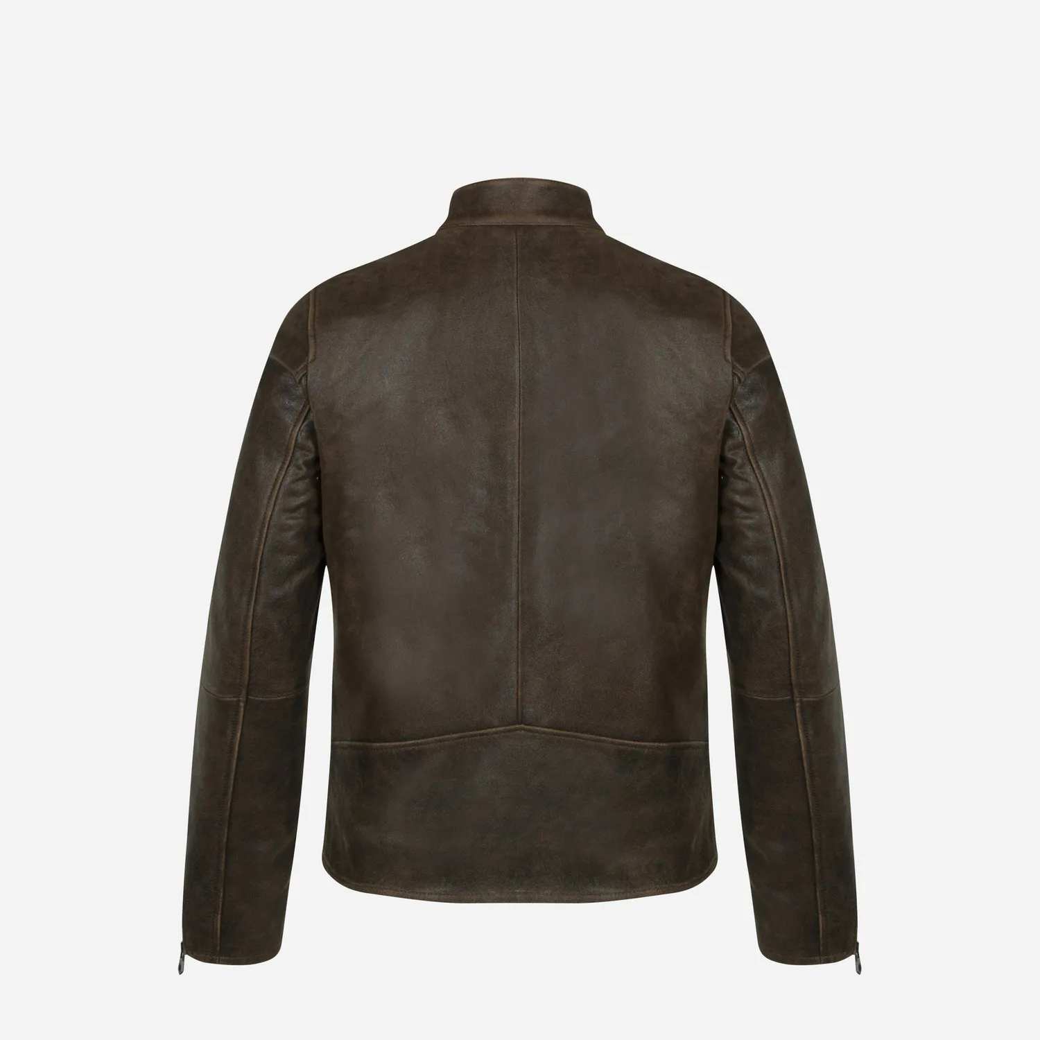 Jekyll & Hide Hudson giacca pelle agnello coffee L