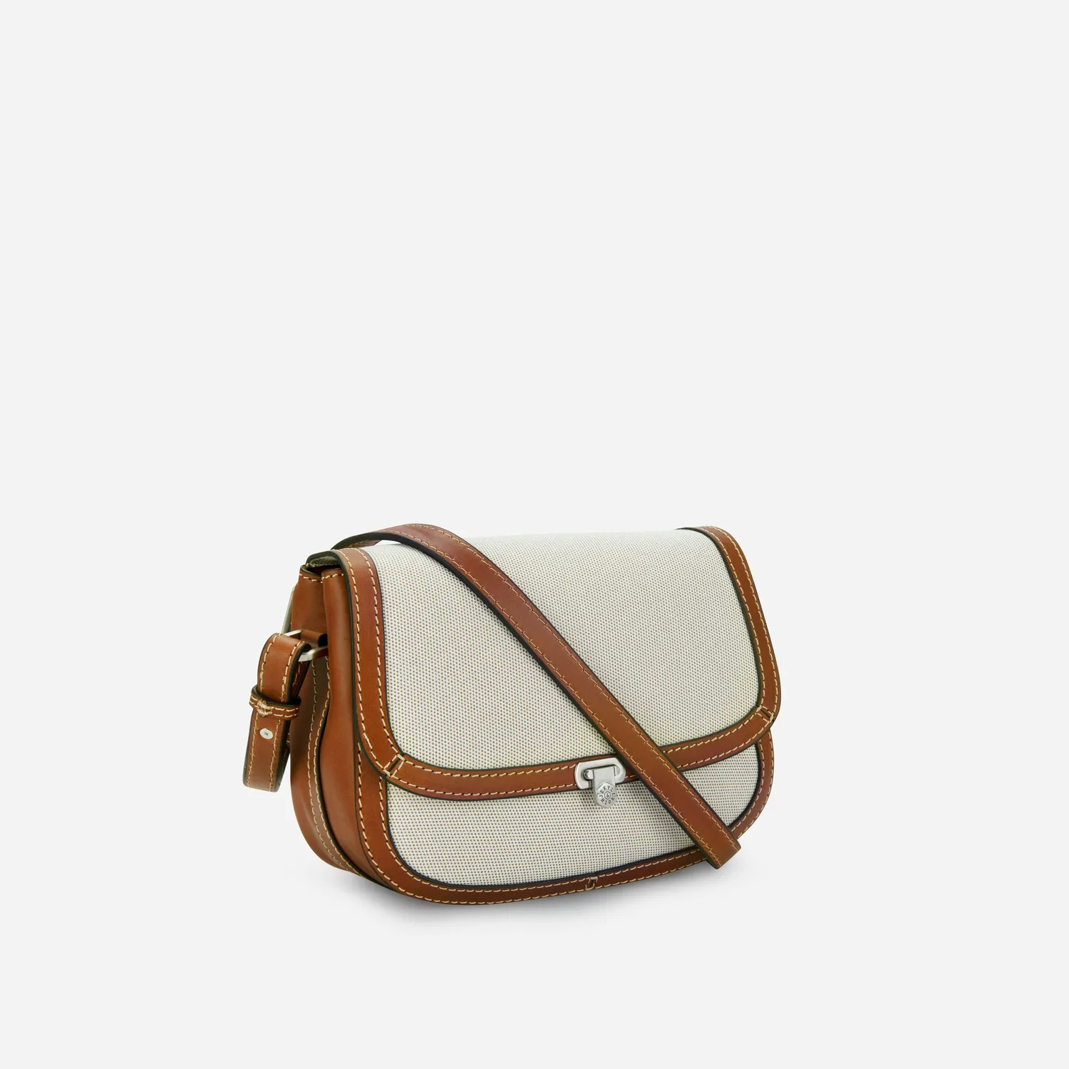 Jekyll & Hide Montana Saddle borsa tracolla tela tabacco