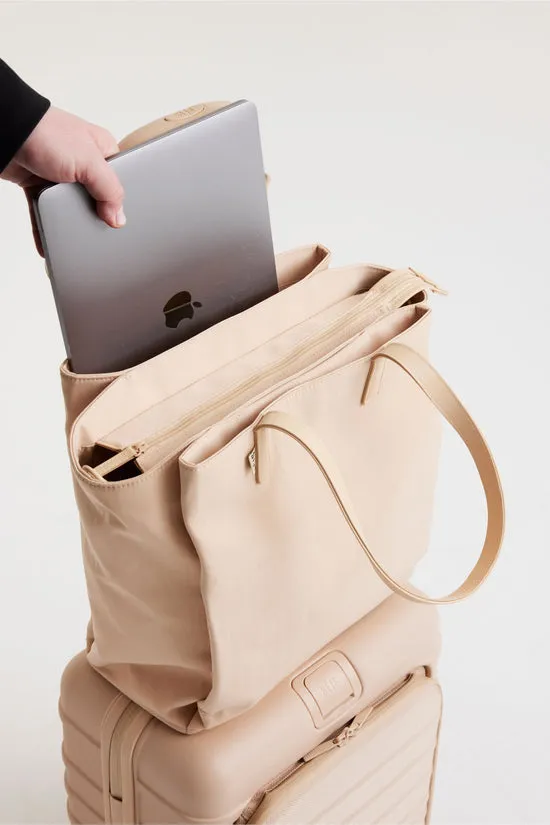 Beis Commuter Tote shopper beige da viaggio