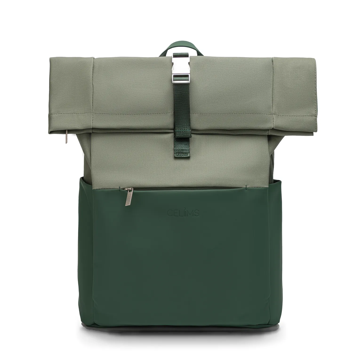 CELIMS Roll-Top Zaino Bagaglio a Mano 40x30x20 Verde