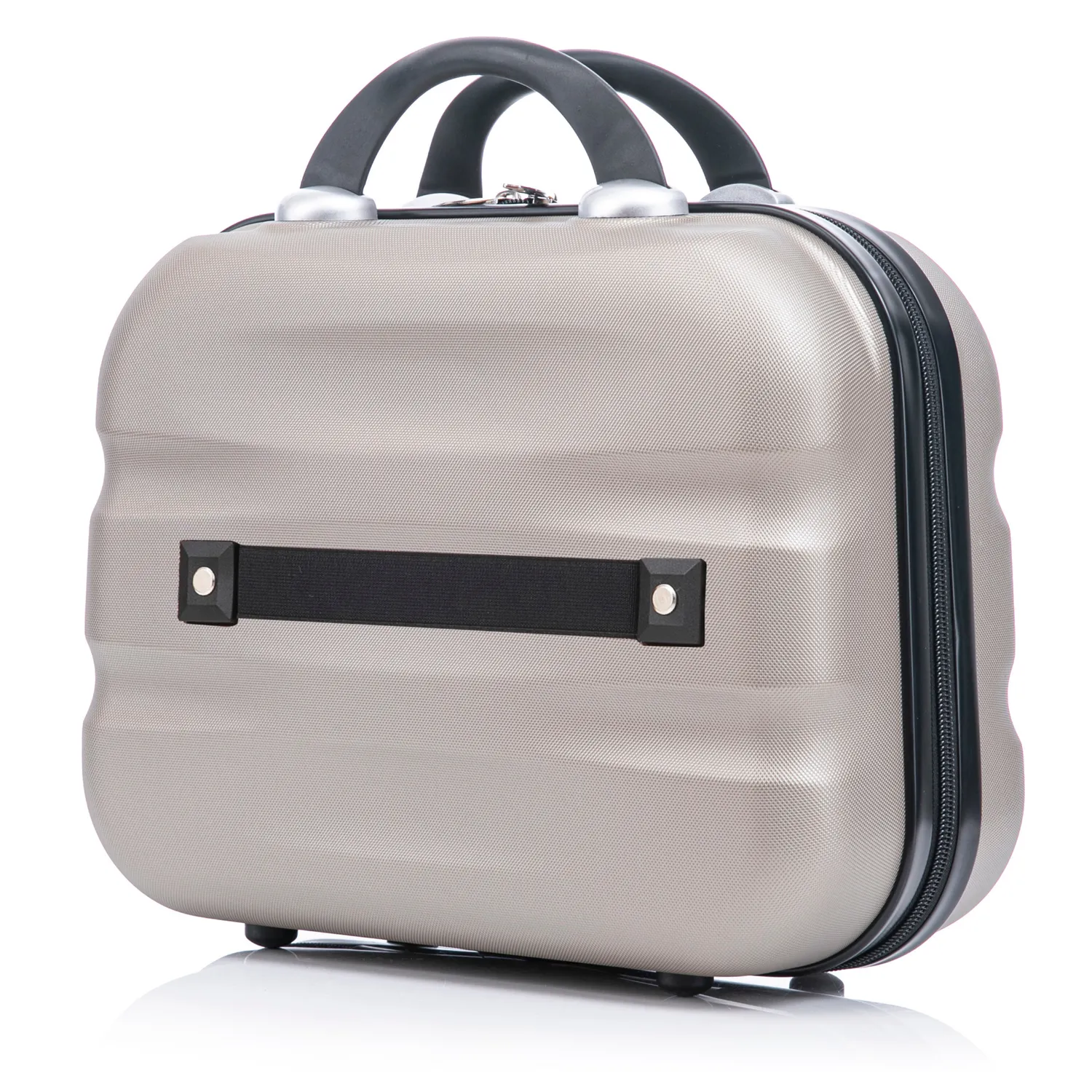 CELIMS Beauty Case Rigido ABS 30 cm Champagne cosmetici