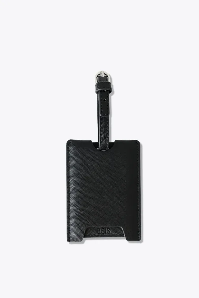 Beis The Luggage Tag etichetta bagaglio nera