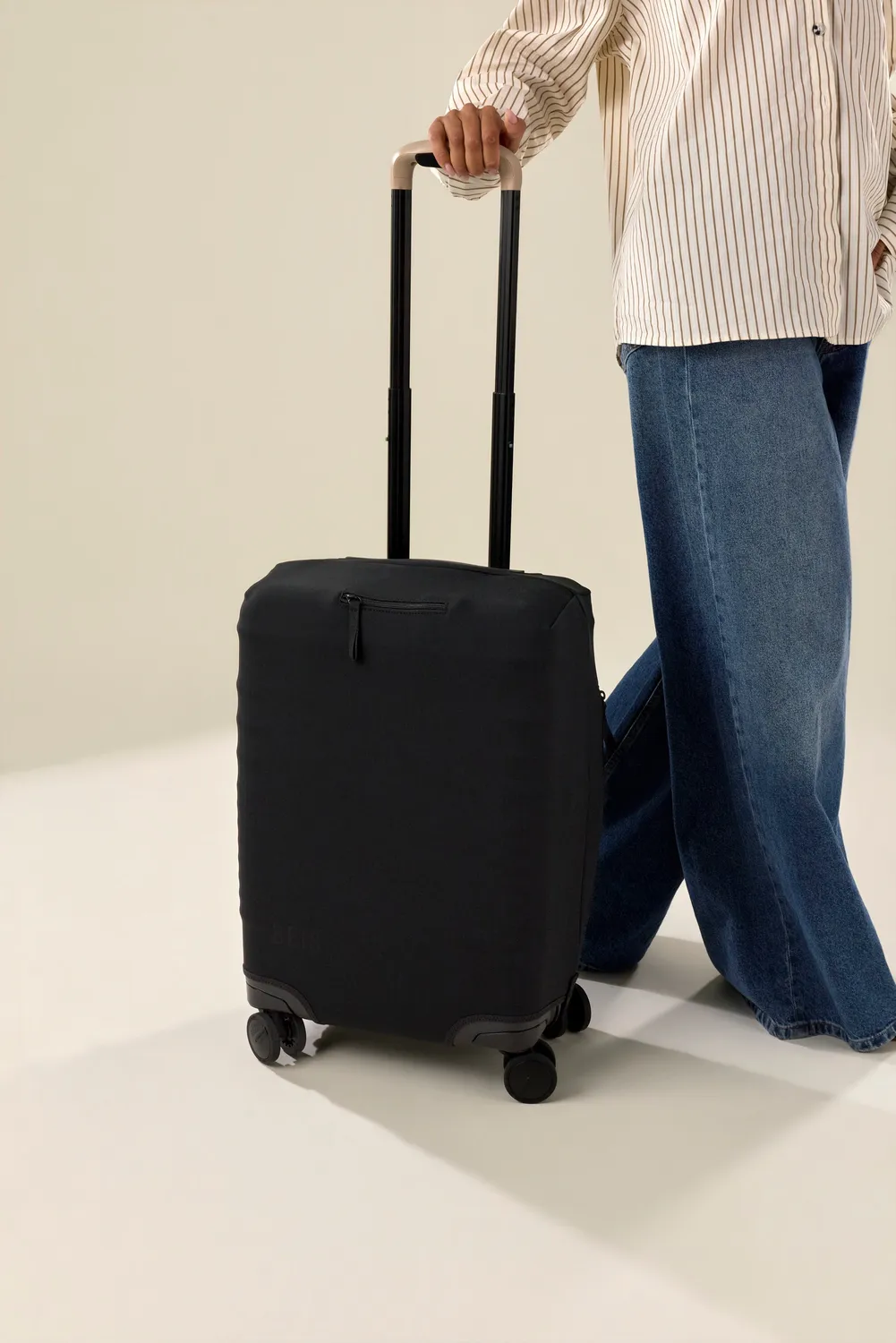Beis Carry-On copertura valigia nero protezione stiva