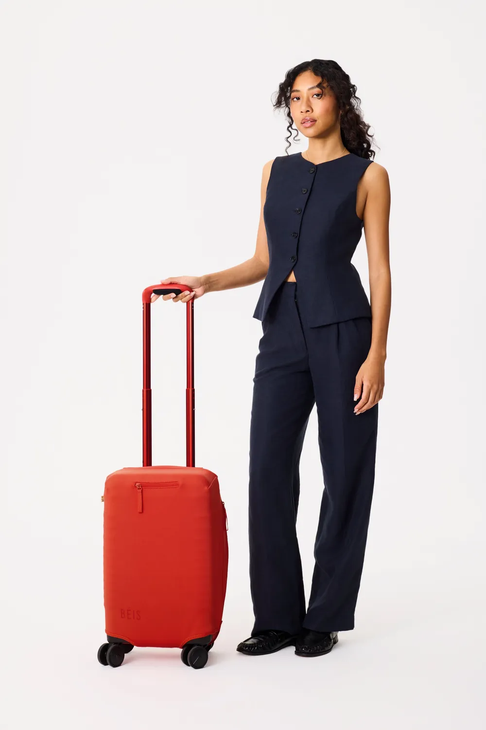 Beis Small Carry-On Cover Valigia Flame Arancione Lavabile