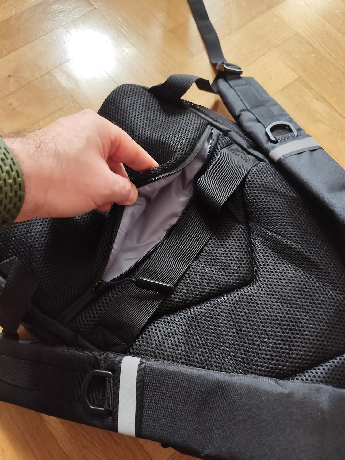 Kono Zaino Porta PC 15,6 Pollici Nero antifurto USB