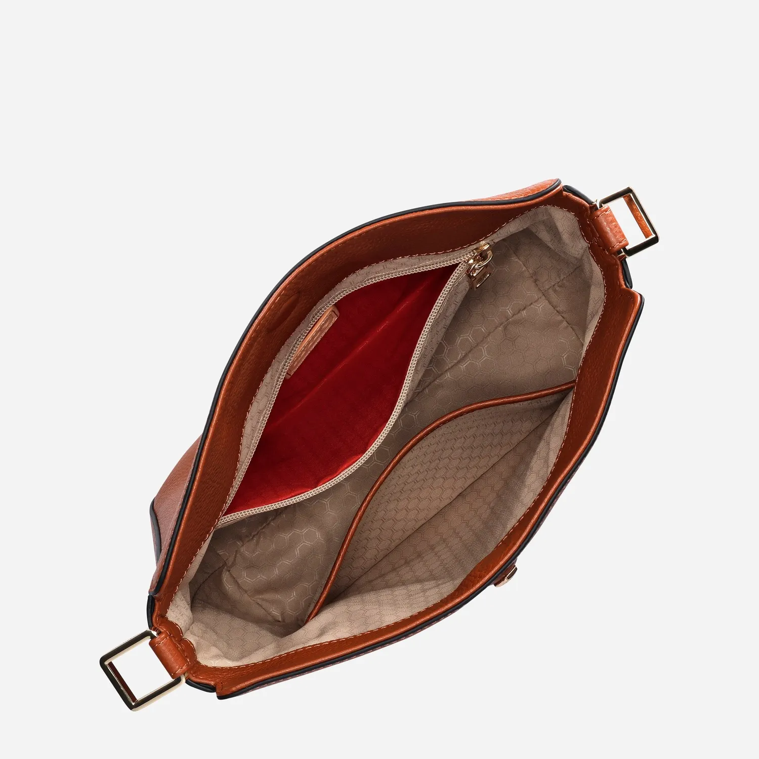 Jekyll & Hide Madrid Tote borsa pelle Clay strutturata