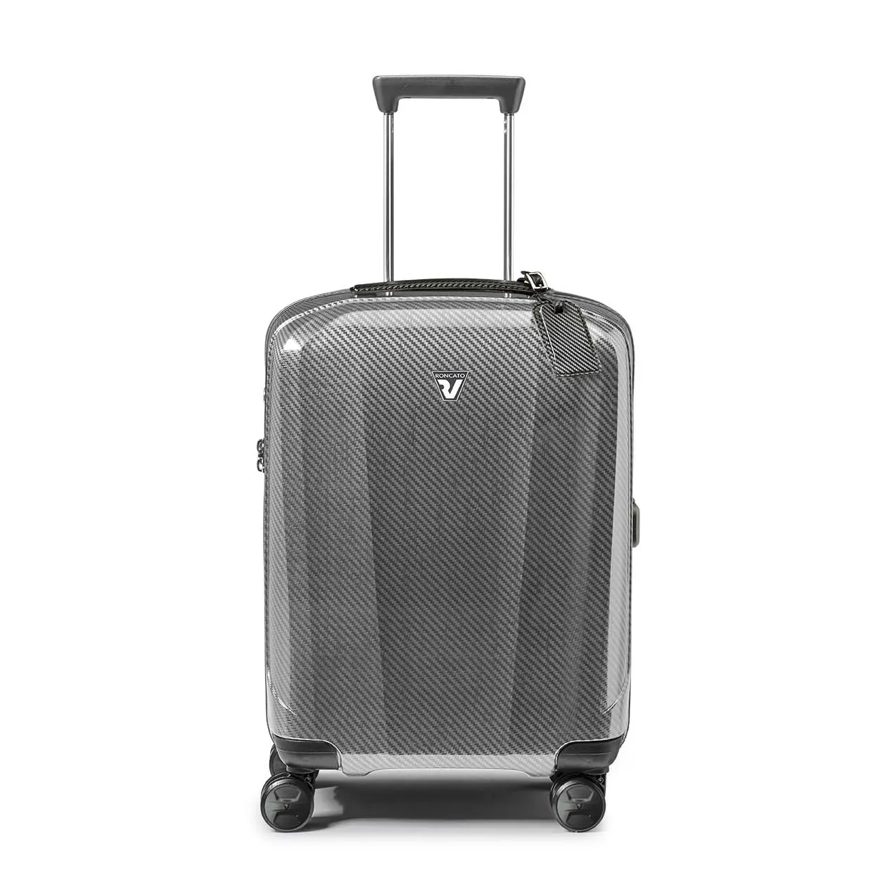 Roncato We Are Glam DLX trolley cabina nero platino 40L