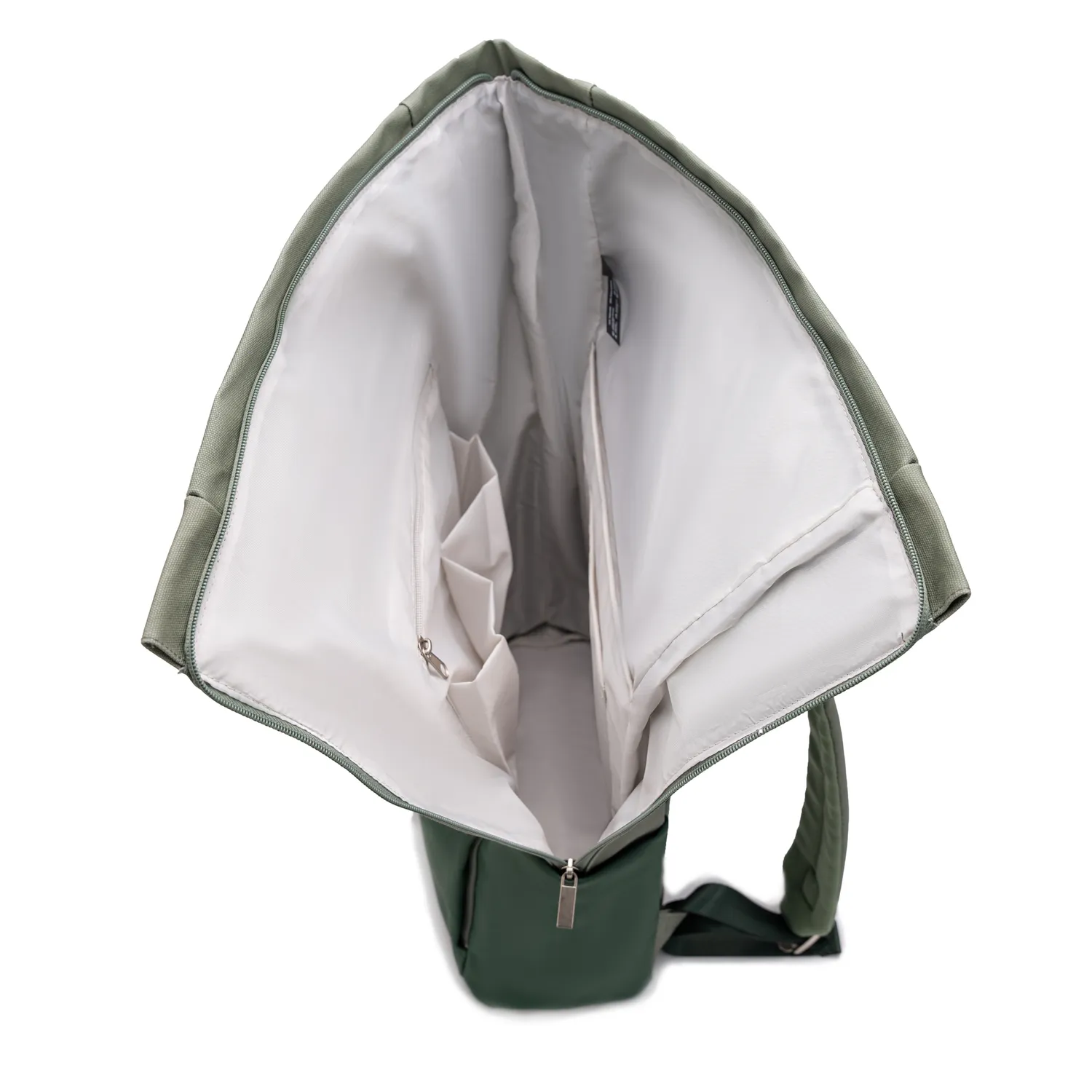 CELIMS Pack Viaggio Zaino Roll-Top + Borraccia 740 ml Verde
