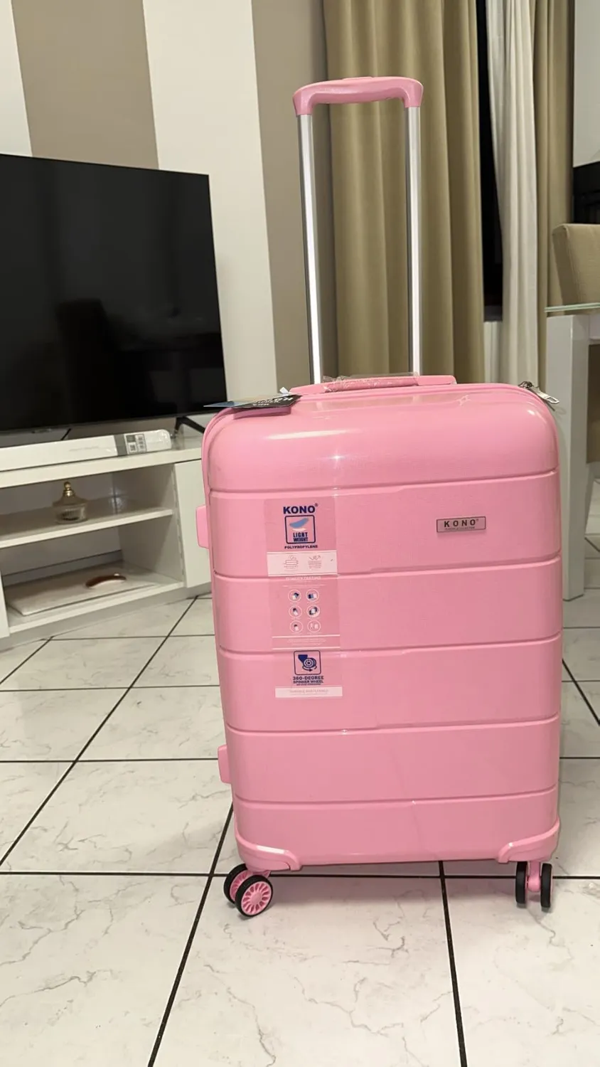 Kono Valigia Media 65cm 66L Nera Rigida Polipropilene