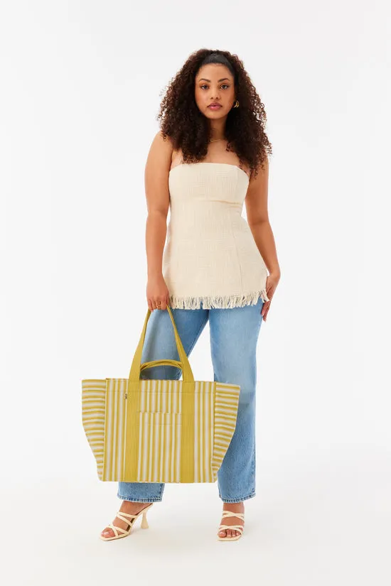 Beis Vacation Tote shopper Honey Stripe