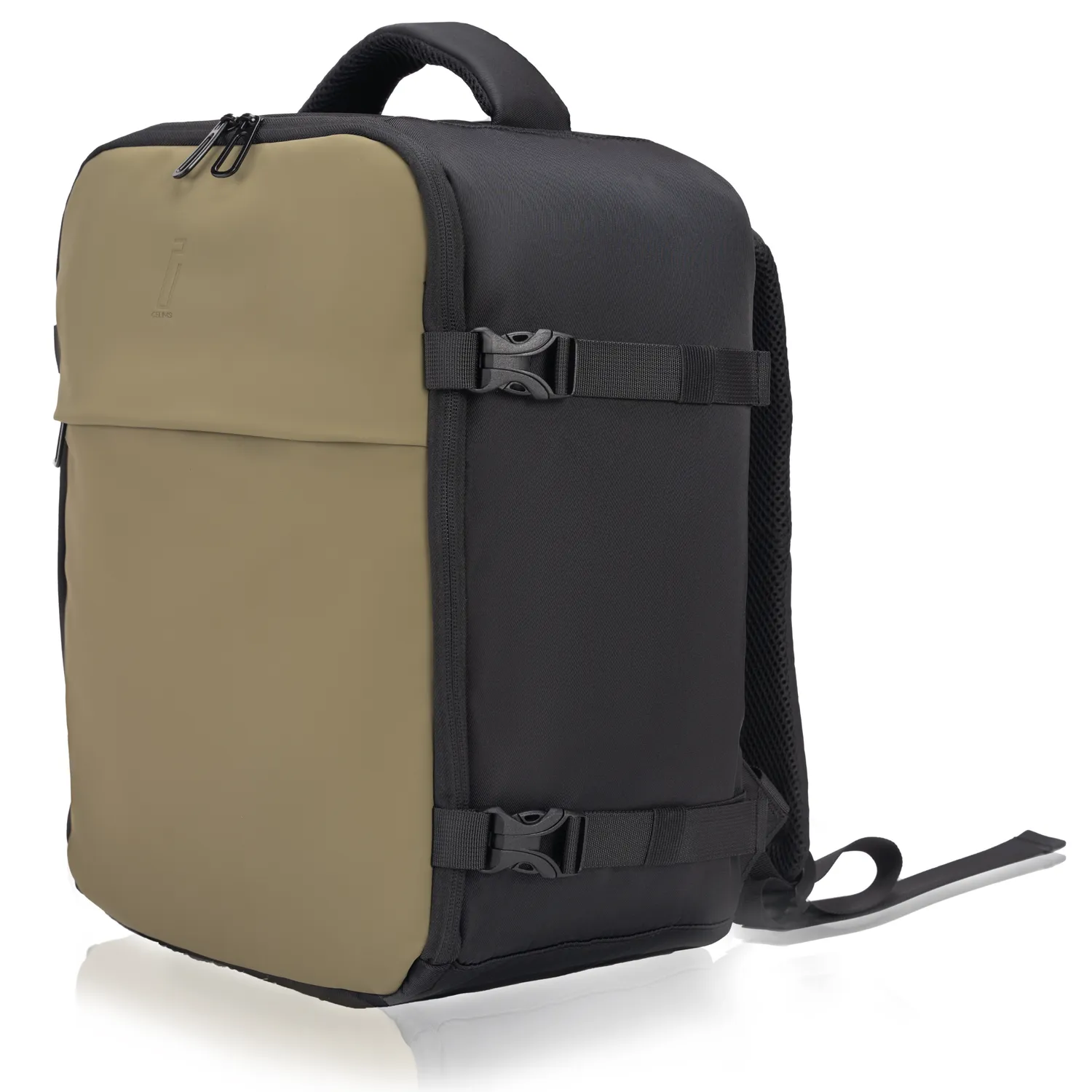 CELIMS 40x30x20 zaino sottovuoto bagaglio a mano Beige compressibile