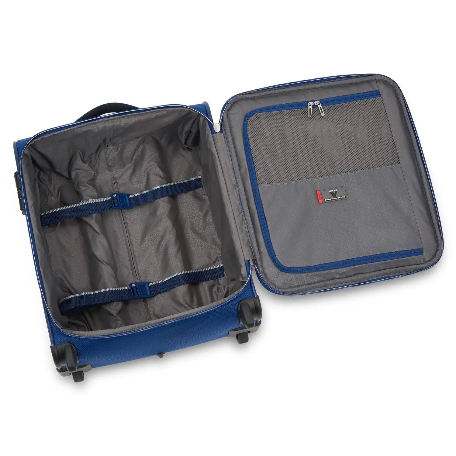 Roncato Evolution Trolley Cabina 2 Ruote Blu Navy 28L con TSA
