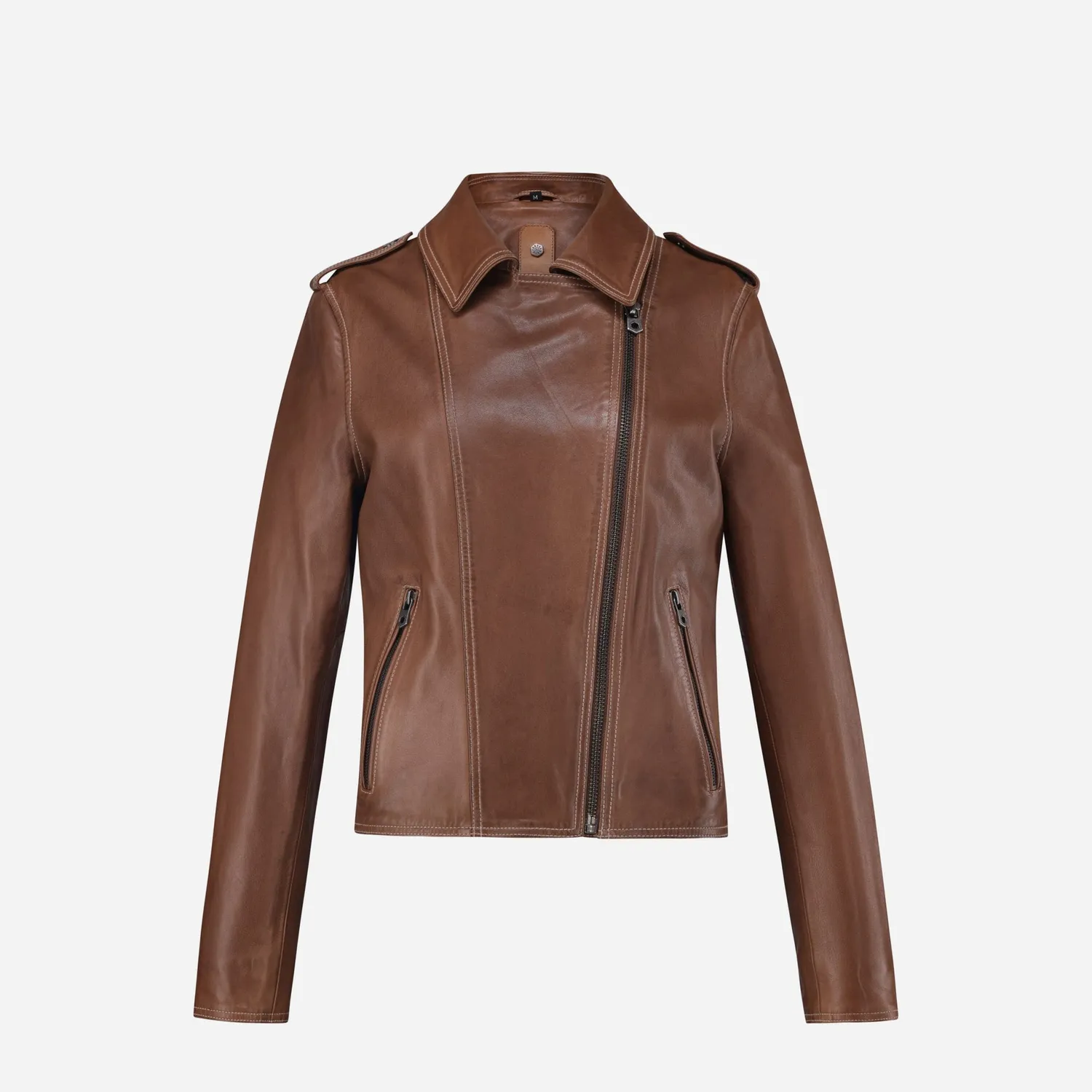 Jekyll & Hide Tracey Biker giacca pelle donna nera